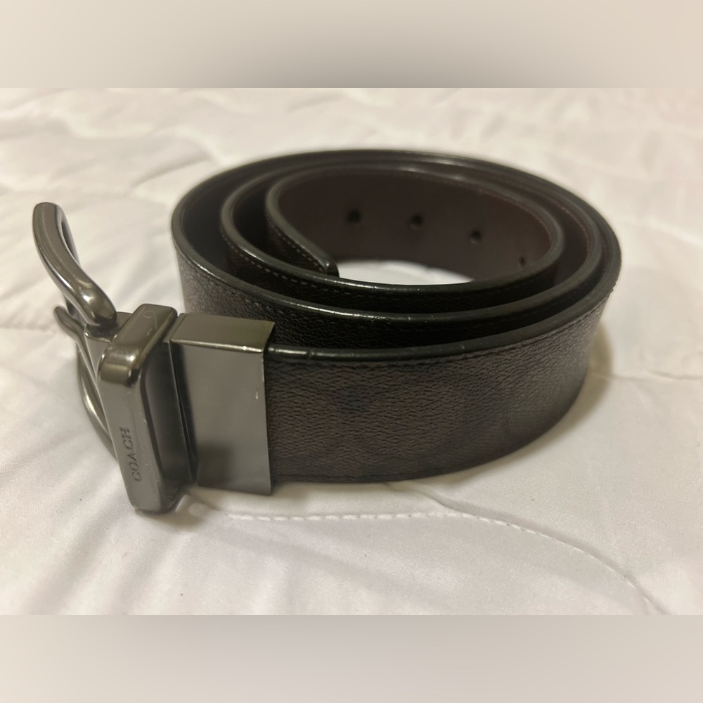 Signature Brown Coach belt size 34